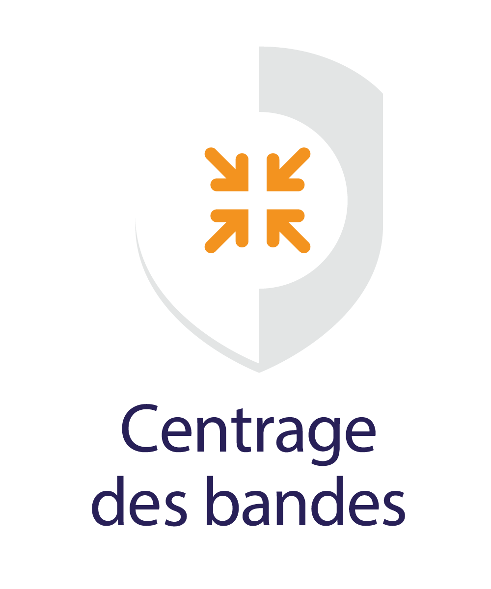Centrage de bandes